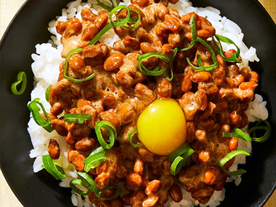 Natto over Rice Japan
